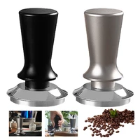 515358mm coffee tamper 30lb calibrated espresso tamper with stainless steel spring base coffee powder hammer