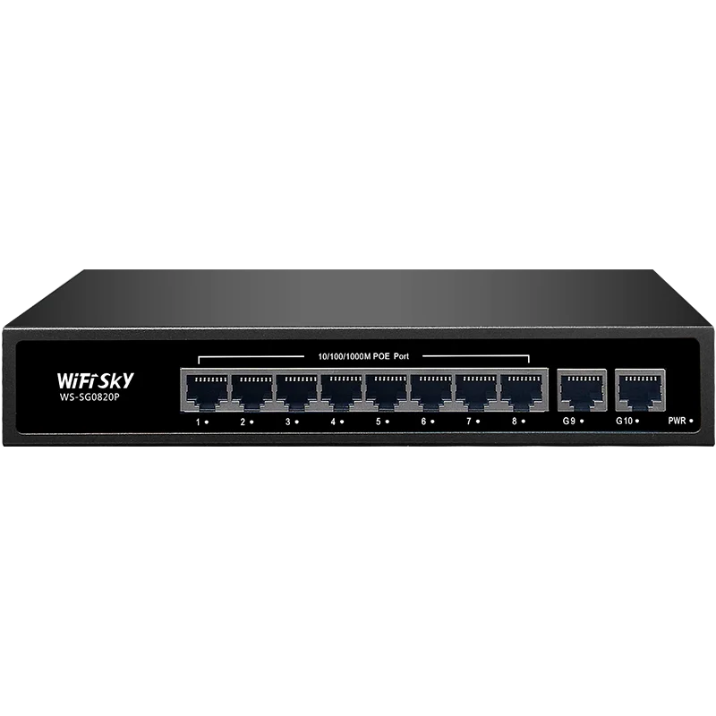 

Comfast CF-SG181P DC48V 10 Ports Gigabit POE Switch