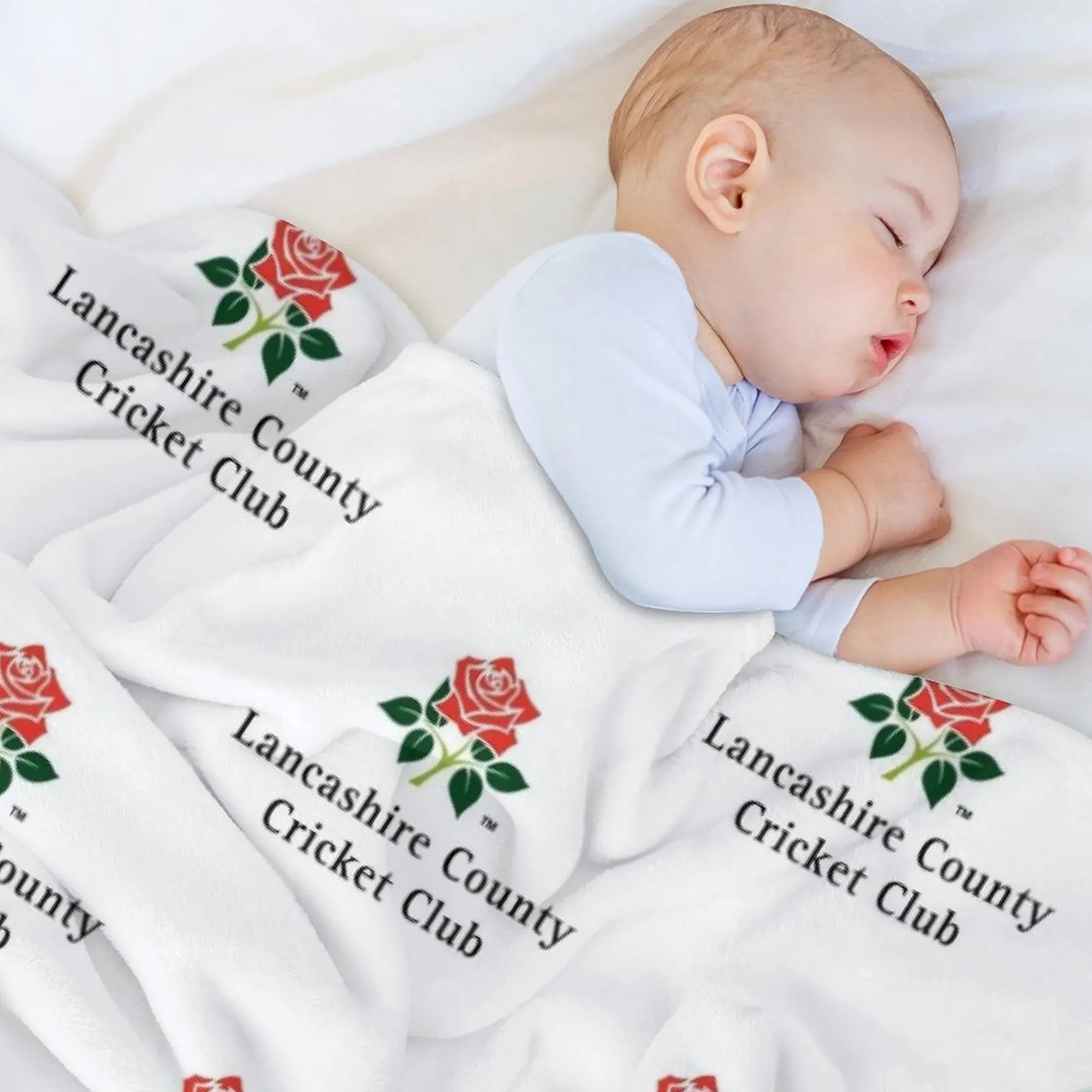 Уезд Ланкашира одеяло для крикета клуба Хэллоуин одеяла Furrys