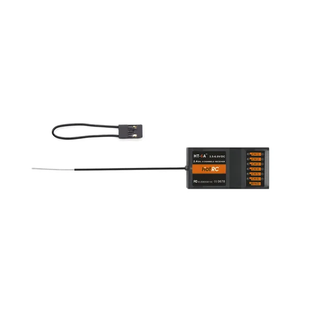 

Clearance at low price Hotrc HT-6AFc Vlucht Controle Sbus 2.4G 6CH Ontvanger Receptor Voor 2.4G 6CH Fhss Radio Systeem