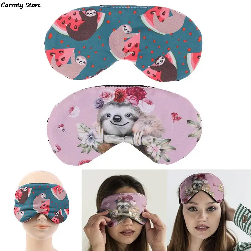 1Pcs Sleep Eye Mask 3D Printing Sleeping Eye Mask Unisex Cute Cat Dog Eye Care Shade Blindfold Sleep Mask Eye Patch Sleep Tool
