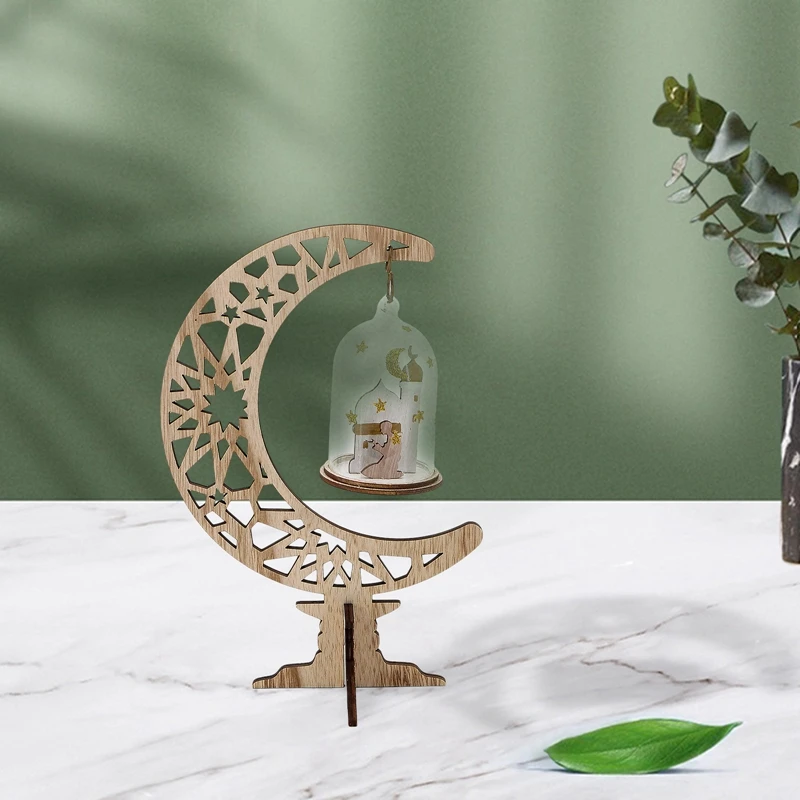 Исламский домашний декор луна дневная лампа украшения для дома домашнее