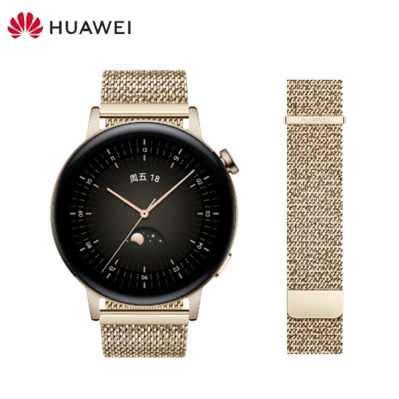 HUAWEI Original 20MM Watchband for Huawei Gt 3 pro 43mm /gt3 42mm /Gt 2 42mm /Strap Milanese Stainless Steel Magnetic Strap New