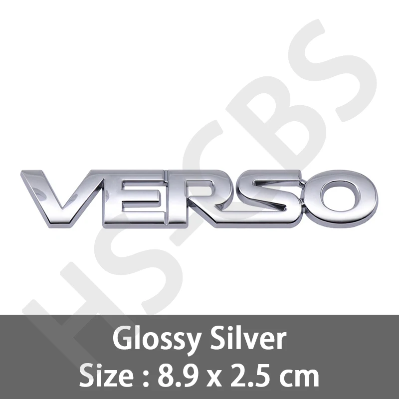 

3D металлический значок, эмблема багажника, логотип задней двери для Verso, украшение с буквами, эмблема GR Sport Corolla Camry Vios, Стайлинг автомобиля