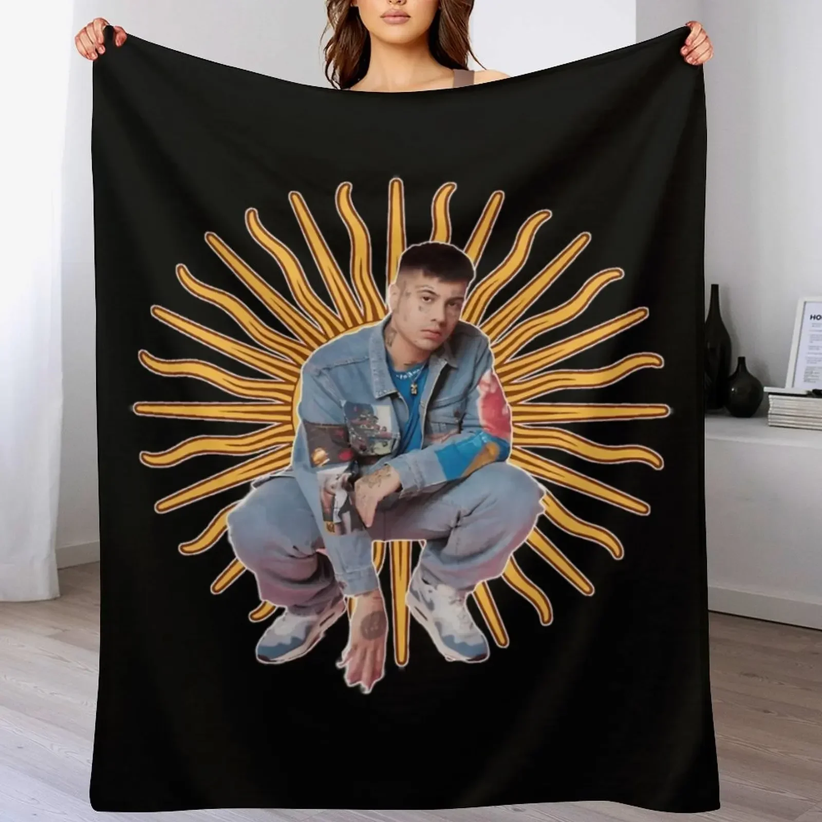 Плед Duki Polar для дивана мягкие спальные мешки одеяла