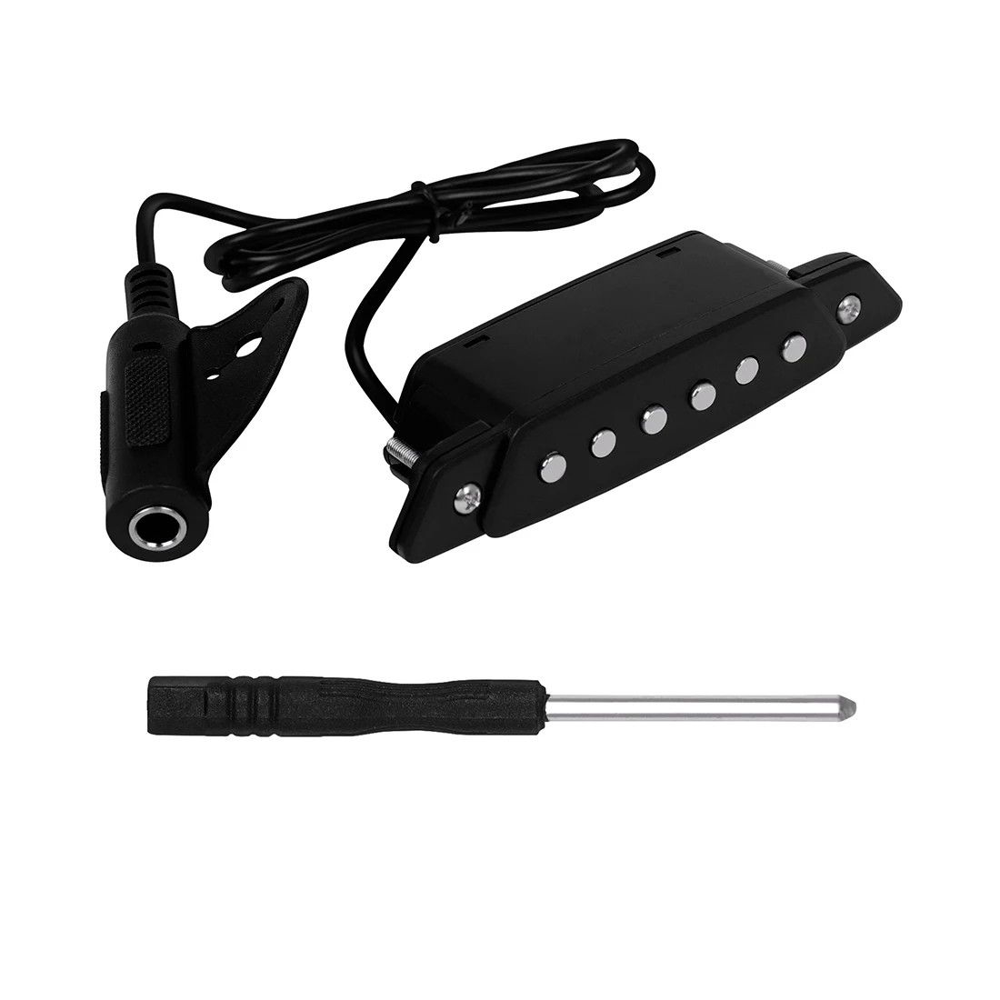 

SH-85 Soundhole Black Guitar Pickup with Active Power Jack for Acoustic Guitar