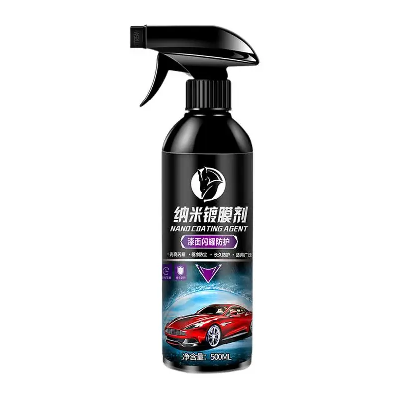 

Car Coating Spray Paint Mirror Shine Crystal Wax Nano Ceramic Car Coatings Hydrophobic Antfouling Polishing Car Wax Spray