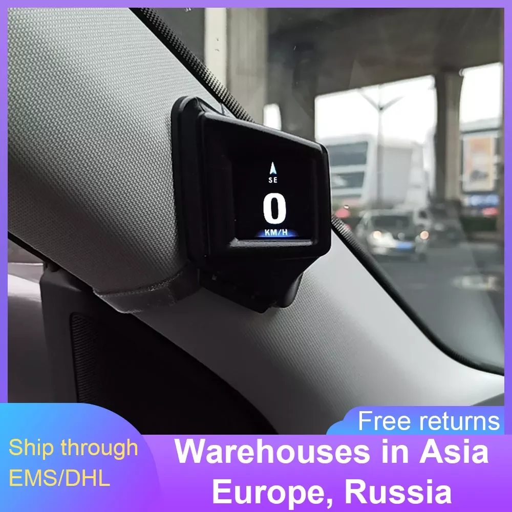 

OBD GPS двойная система Hud Дисплей Автомобильный дисплей головы вверх дисплей цифровой GPS датчик скорости одометр превышение скорости Сигнали...