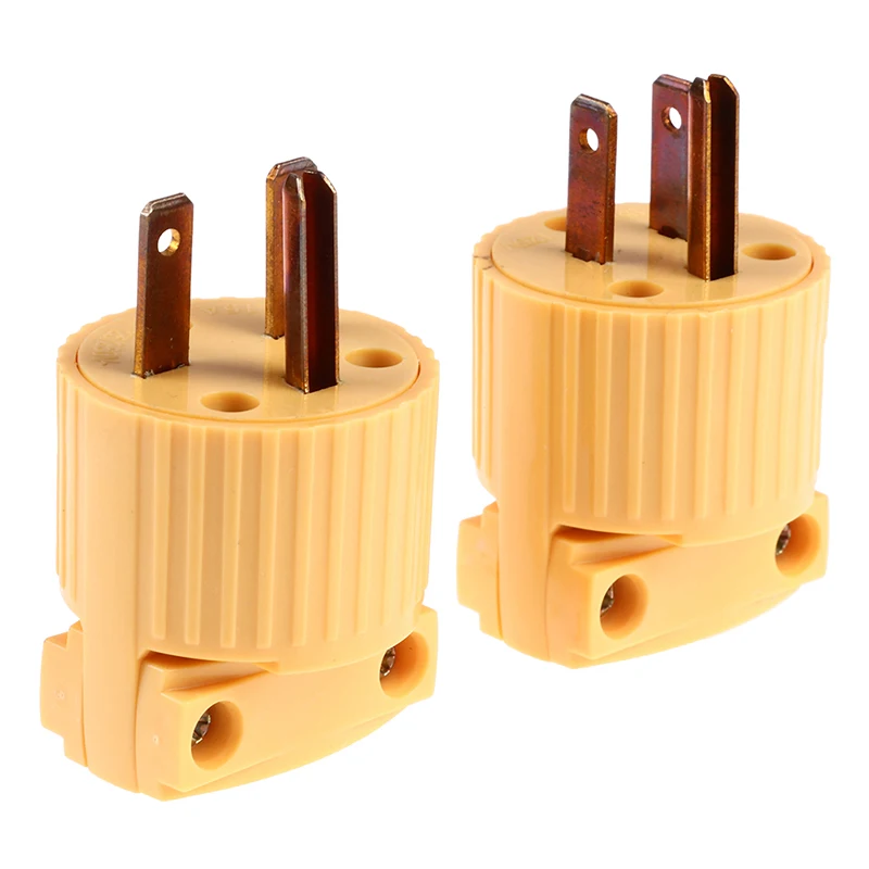 

Yellow America 6-15P 5-15P 125V 15A Rewirable 3 Pole NEMA US Locked Industry Power Converter Plug Inline Wired Connector Type B