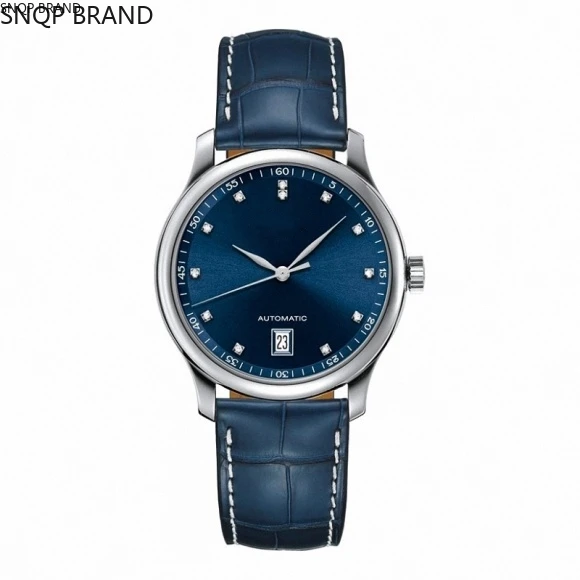 

mens watch Craftsman Calendar automatic mechanical Black Blue Leather