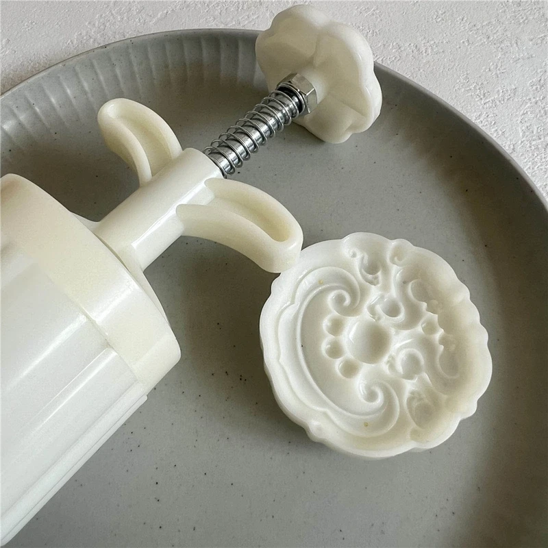 

Mooncake Molds Chinese Ruyi Dragon Shape Pastry Stamps Mooncake Moulds Mid-Autumn Festival Mooncake Stamp for DIY Baking