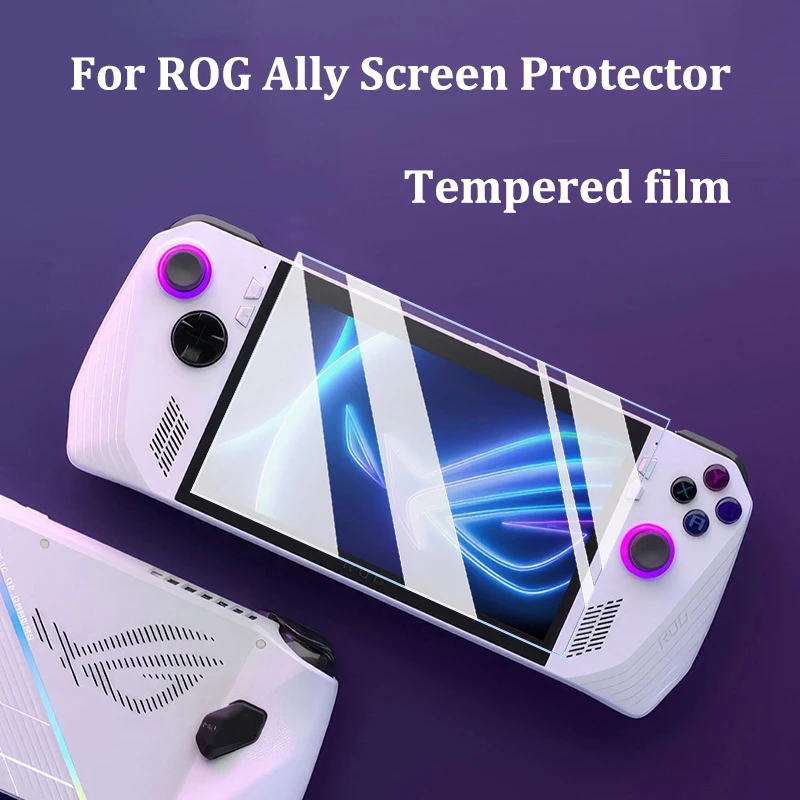 

2pcs For ROG Ally Screen Protectors Tempered film transparent for Asus Rog ally high-definition tempered glass protective film