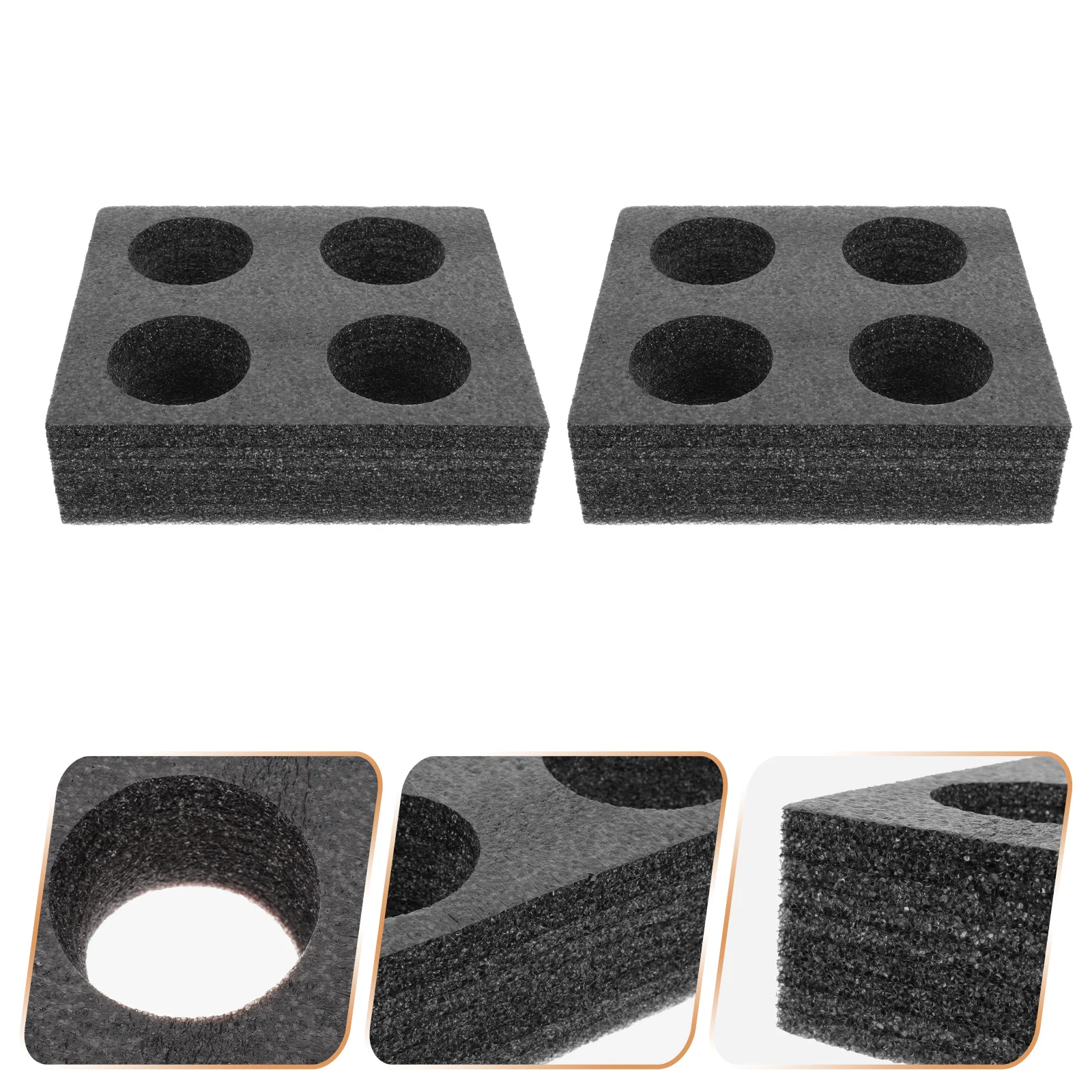 

4 Hole Cup Holder Takeout Trays Drinkings Carrier Shop Supply Four-hole Holes