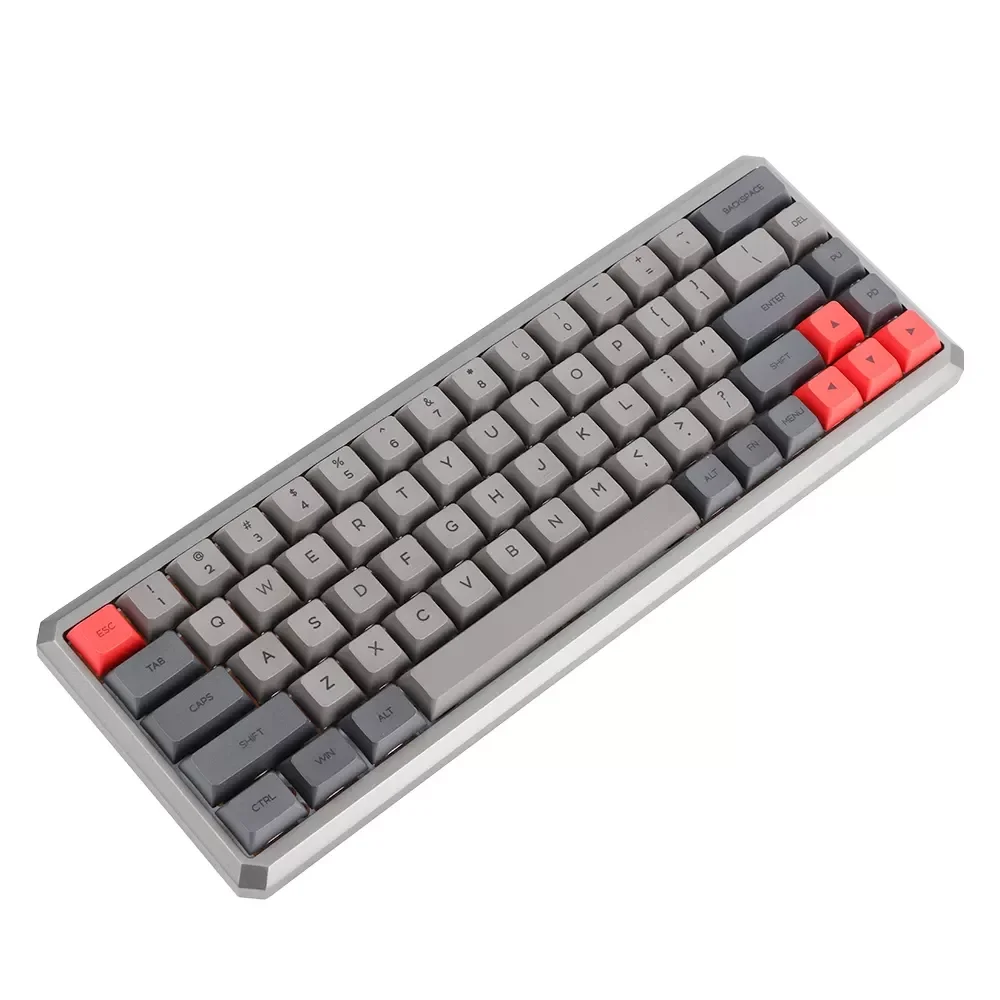 

Новая беспроводная/Проводная Механическая клавиатура GK68XS с 68 клавишами, RGB, Bluetooth 1900, мАч