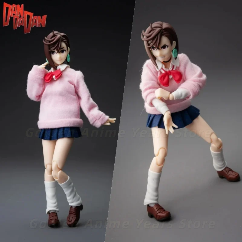 Фото Коллекционная аниме-фигурка GSC Dan Da Dan Max Factory Figma Аясе Момо, 14 см, 1/12, подвижная кукла, украшение, подарок №2