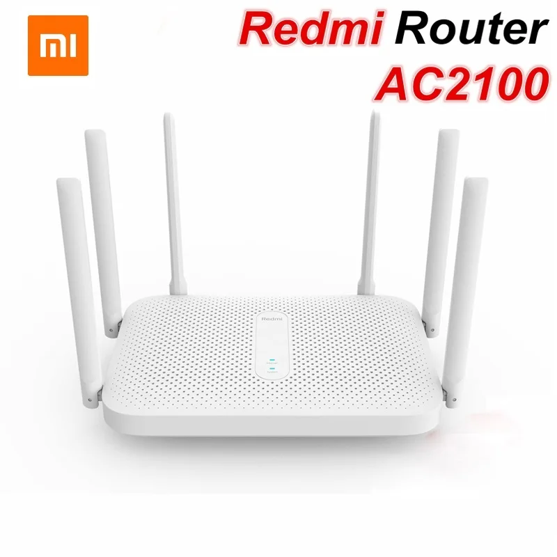 

Беспроводной Wi-Fi-роутер Xiaomi Redmi AC2100, 2,4 ГГц
