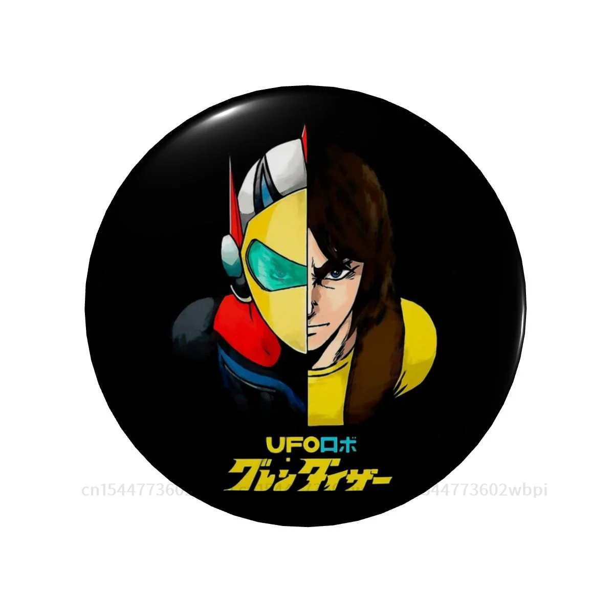

UFO Grendizer Daisuke - Retro Badge Metal Brooch Fashion Soft Button Pin Lover Creative Gift Collar Decor Customizable