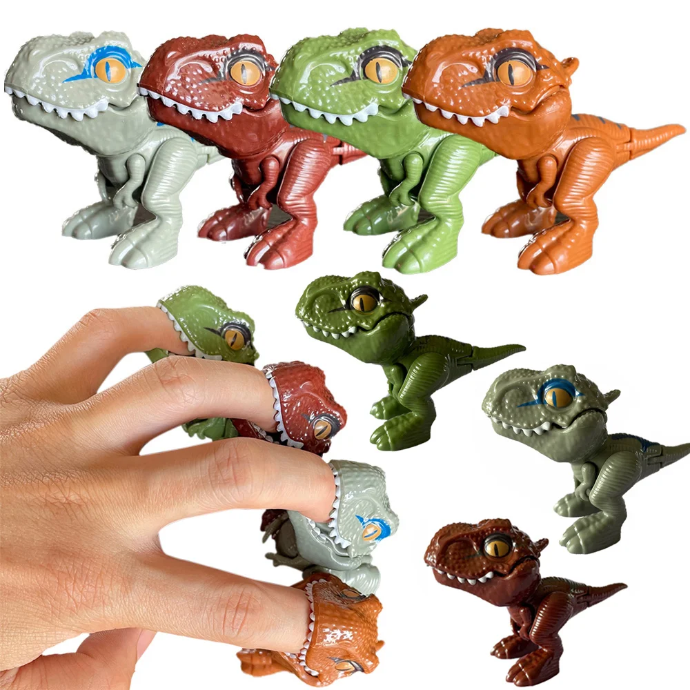 

4-8Pcs Dinosaur Cake Decoration Kids Dino Birthday Supplies for Jurassic World Decor Children Gift T-rex Raptor Figure Doll Toy