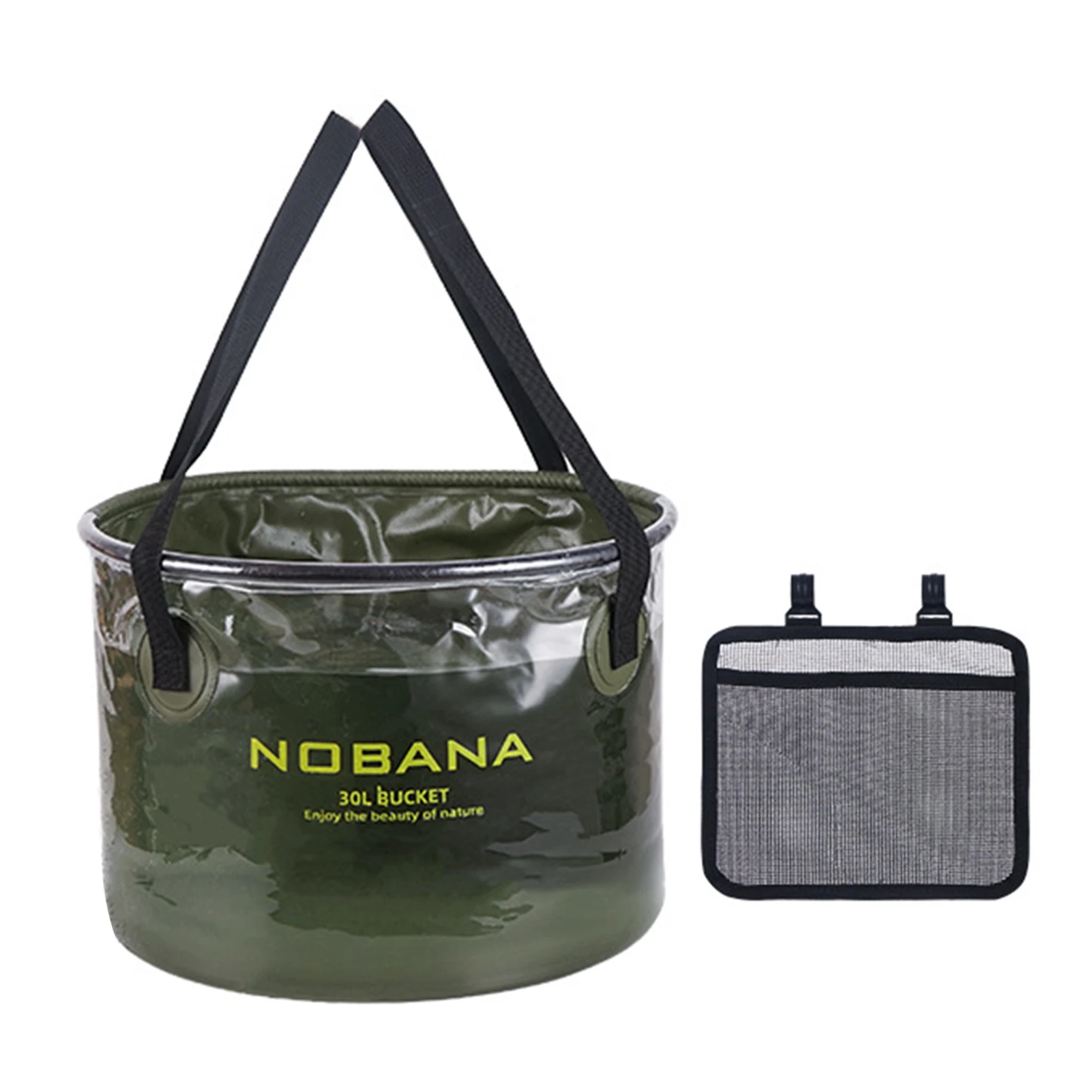 

20L/30L Collapsible Bucket PVC Collapsible Water Tub Portable Translucent Water Pail With Carrying Handle Space Saving Waterpot