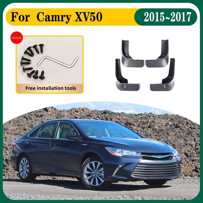 4 шт. брызговики для Toyota Camry 50 XV50 2015 2016 2017 шин на крыльях брызговик внешняя часть