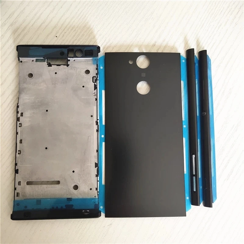 

Для Sony Xperia XA2 H4133 H4131 H4132 H4113 H3113 полный корпус средняя передняя рамка ободок + Боковая направляющая полоса с боковыми кнопками