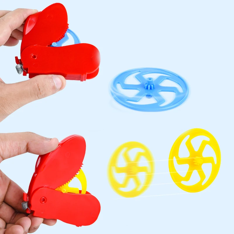 

Novelty Funny New Children Catapult Gyro Pocket Gadgets Creative Decompression Finger Toys Two-Player Match Gyro Children Gifts