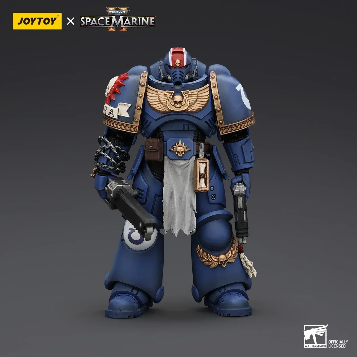JOYTOY Warhammer 40K Фигурка Аниме Uitramarines Lieutenant Titus Gadriel Brother Chairon Joint Подвижная фигурка