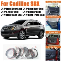 brand new car door seal kit soundproof rubber weather draft seal strip wind noise reduction fit for cadillac srx