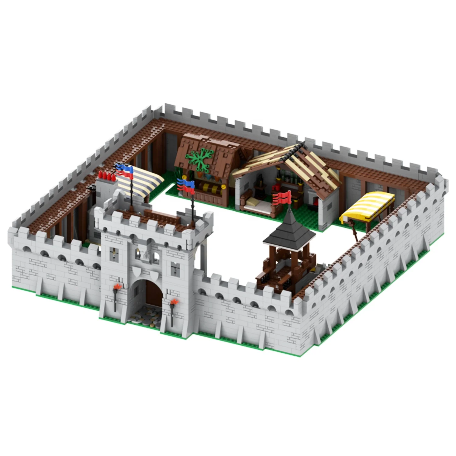 

Модульные строительные блоки MOC5010 для средневековых замков, стен и ворот