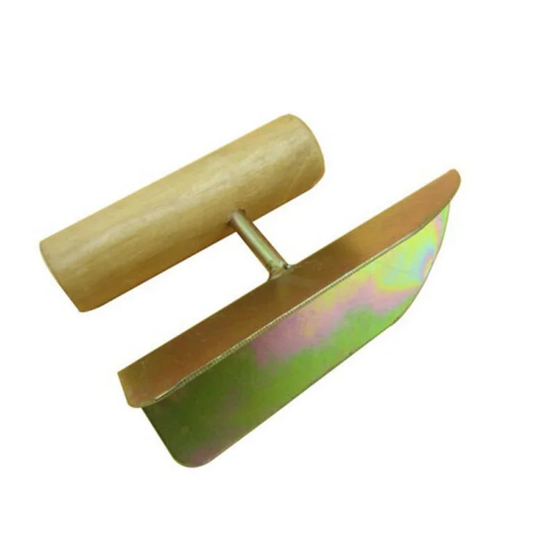 

Drywall Inside / Outside Corner Tool with Wooden Handle-90 Degree Corner Drywall Finishing Galvanized Corner Trowel Putty Knife