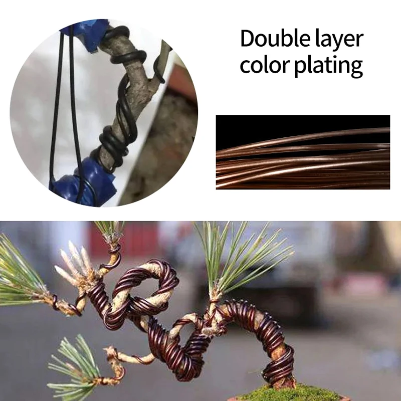 Провод для бонсай из анодированного алюминия 5 метров