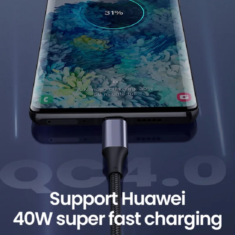 Кабель USB Type-C на 5 А 100 Вт