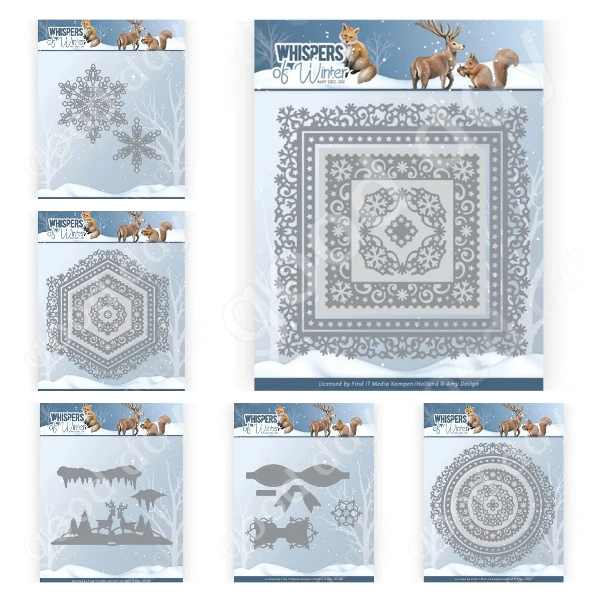 

Winter Round Polygon Snowflakes Metal Cutting Dies Scrapbook Diary Decoration Embossing Template Diy Greeting Card Handmade 2022