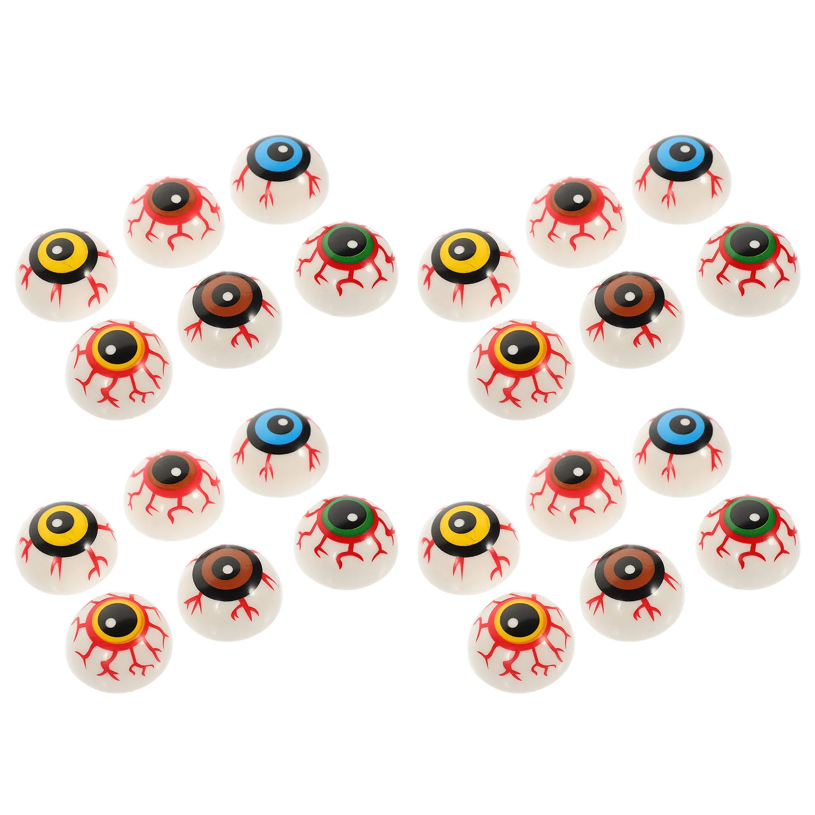 

Eyeballs, 24PCS Eyeballs Scary for Kids Toys, Eye Balls Hollow Eyeballs Beer Pong for Party Favors Bag Fillers, Terror Props