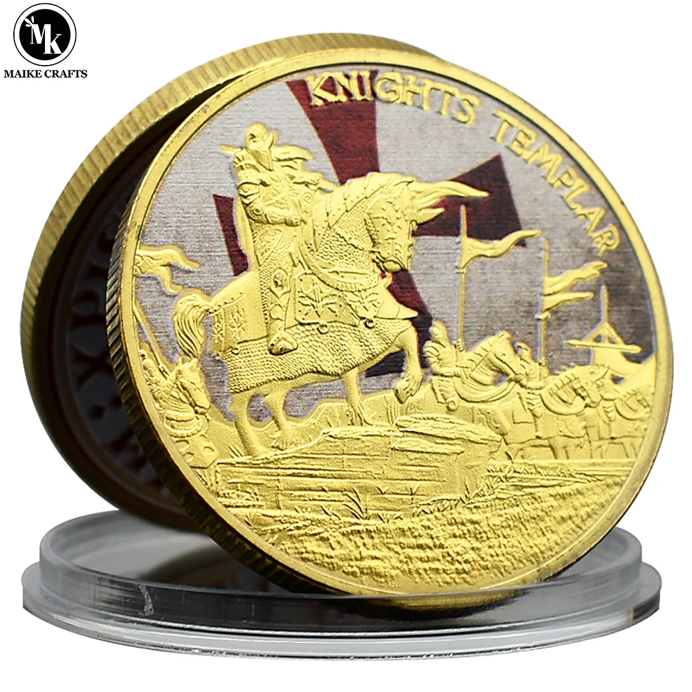 

Золотая монета рыцарей Тамплиеров olevo