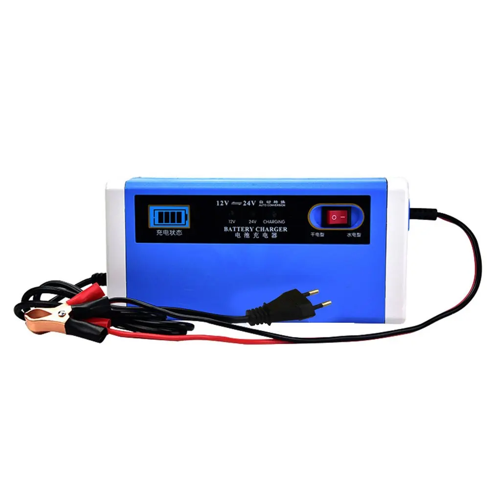 

Car Charger 12V 24V 10A Motorcycle Truck Power Charge Smart AGM Lead Acid Gel Battery Charger 12V 10A For Car Battery