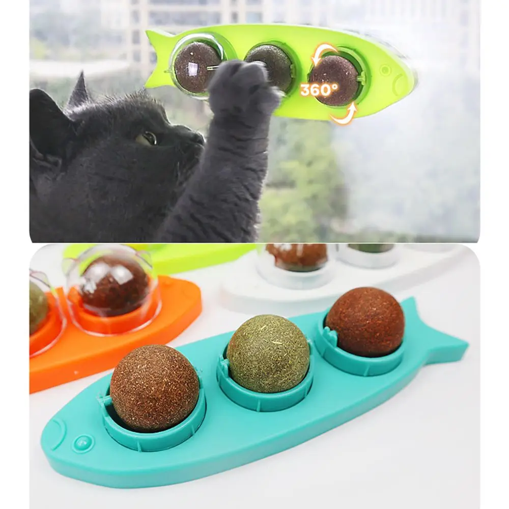 

Новые поворотные игрушки для кошек, съедобные мята для кошек, поворотные интерактивные шары