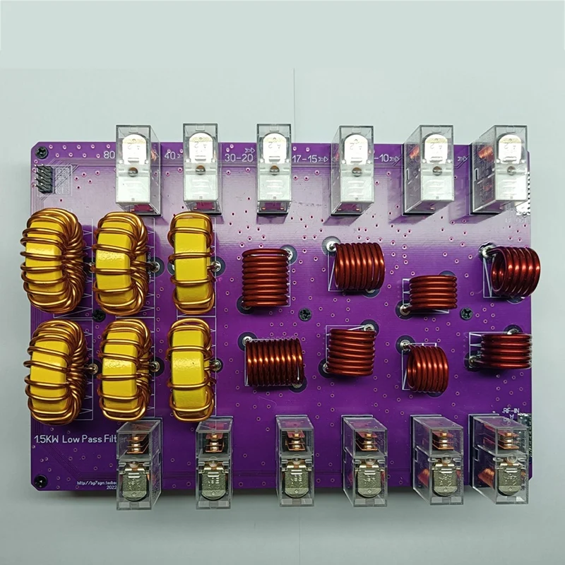 1500 Вт 50 Ом 10-полосный фильтр нижних частот для усилителей коротковолновой