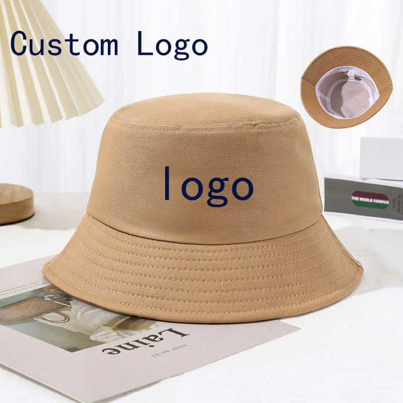 Панама высокого качества для мужчин и женщин печать логотипа на заказ хлопковая