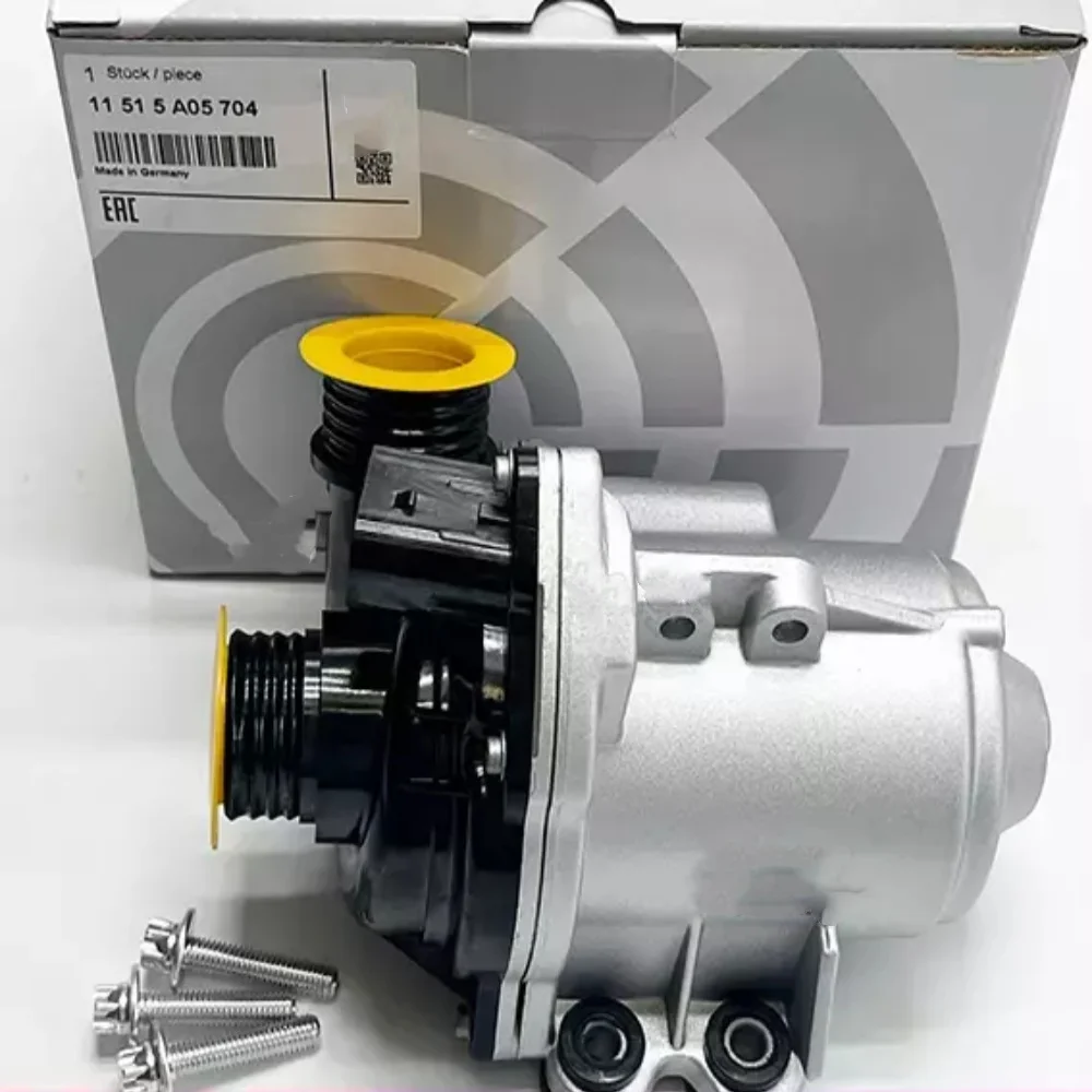 OEM 11515A05704 Новый электрический водяной насос двигателя с болтами для BMW E61 E82 E71 335i 535i
