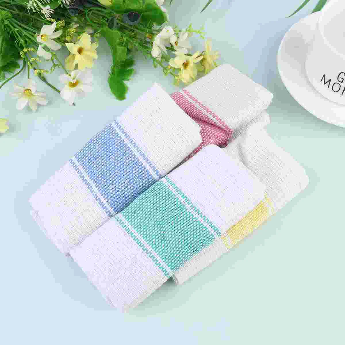 

8 PCS Scarf Fast Drying Dish Towel Microfiber Rags Clean Kitchen Towel Kitchen Cloths Dishes Microfiber Hand Towel