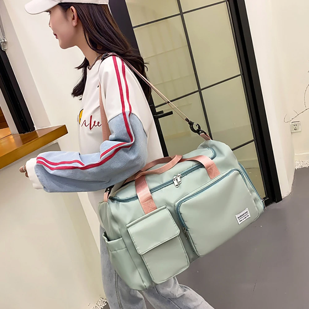 Large-capacity Fitness Bag Dry And Wet Separation Waterproof Sports Yoga Shoulder Handbag Short-distance Travel Bag 2022 New