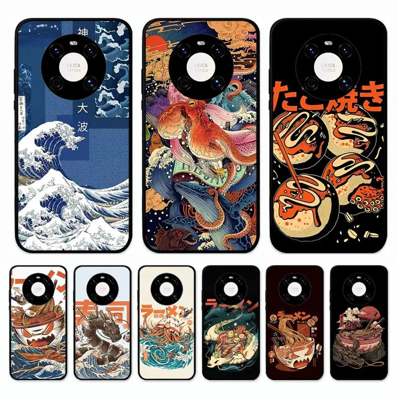 

Great Blue Wave Phone Case For Huawei Mate 10 20 30 40 50 lite pro Nova 3 3i 5 6 SE 7 pro 7SE