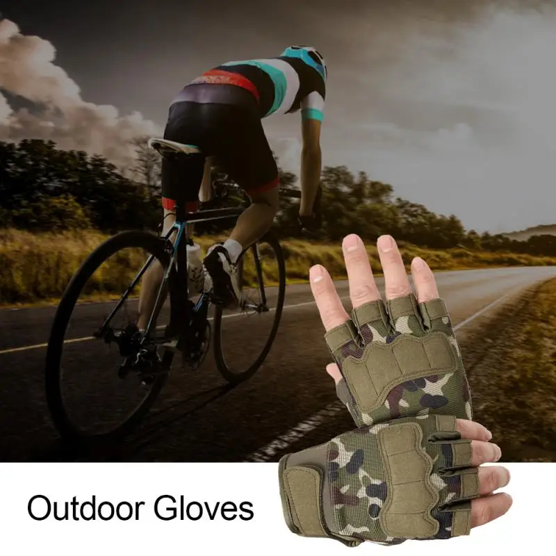 

Anti-Slip Sports Breathable Sweat Cycling Gloves Military Army Shooting Cutproof Gloves Outdoor Tactical Gloves Bike Equipment