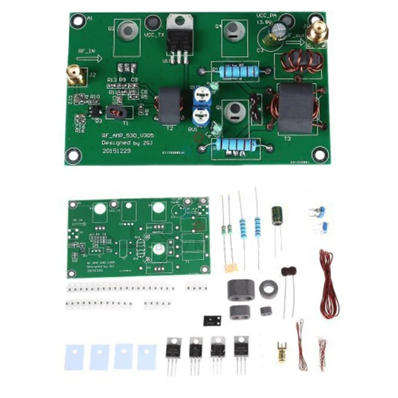 

45W SSB Linear Power Amplifier Board DIY Kits HF FM CW HAM Radio Transceiver Shortwave Module 3-28MHz