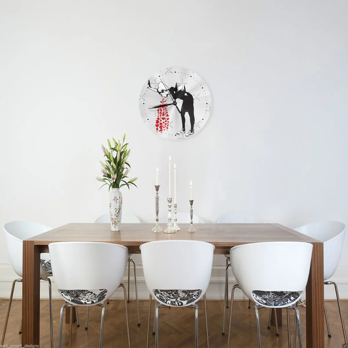 Граффити Бэнкси любовь больная женщина со змеиными сердцами черные настенные