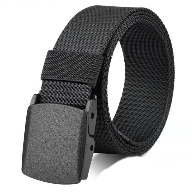 Men's Military Automatic Buckle Nylon Belt Outdoor Hunting Multifunctional Tactical Canvas Belt High Quality Men's Military Belt