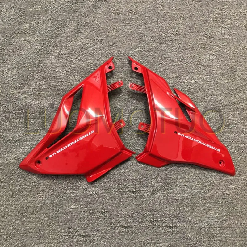 

Красные панели нижней панели для Ducati Streetfighter V4 V4S 2020 2021, боковая крышка, аксессуары для мотоциклов, боковые обтекатели