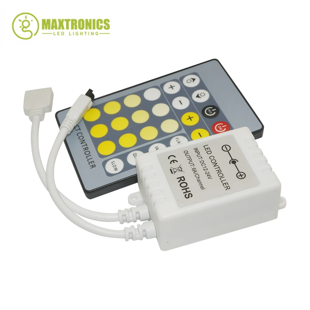 DC 12V 24V Цветовая температура CCT светодиодный контроль ИК 24 кнопки 4pin пульт