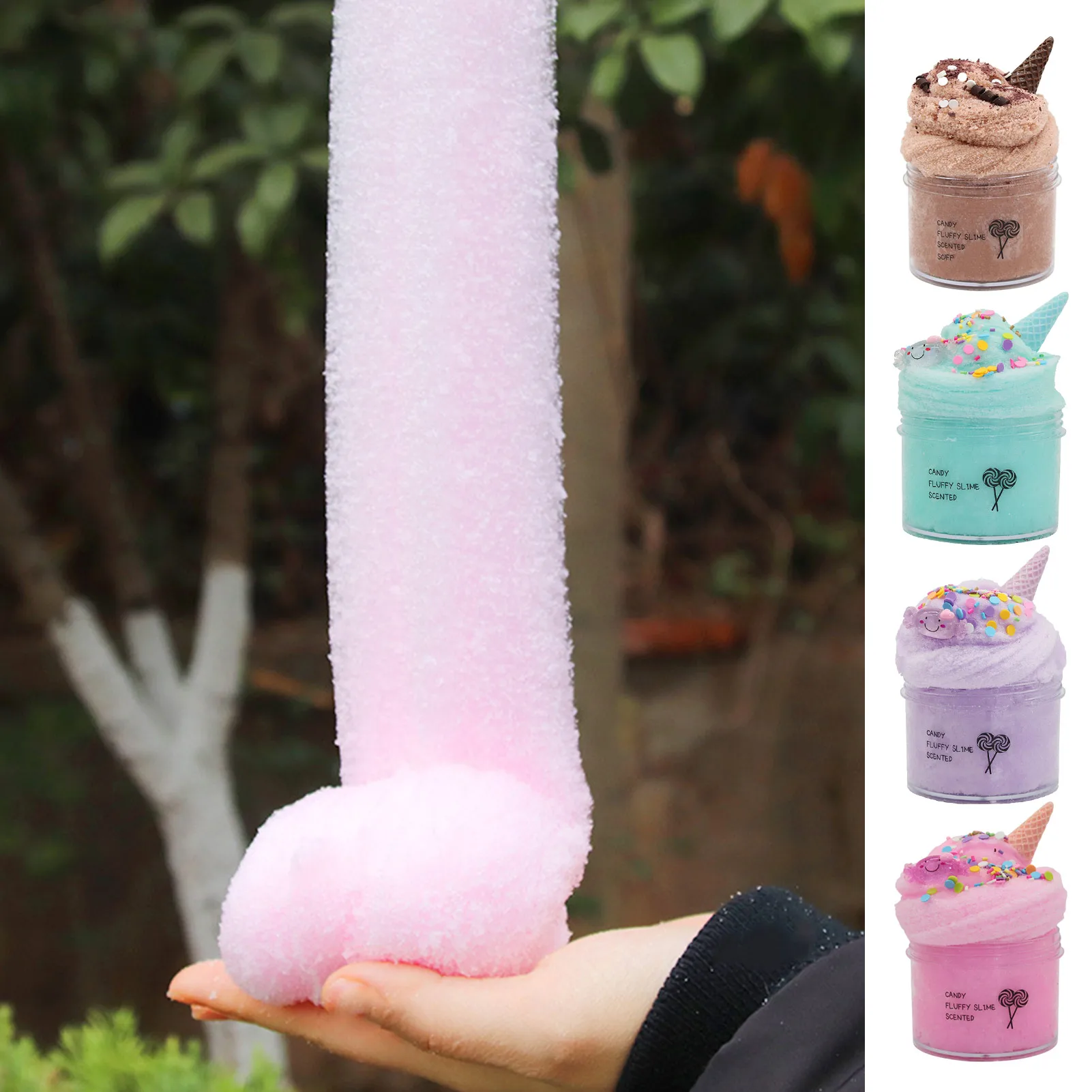 

200ml Cloud Fluffy Polymer Antistress Charms For S Putty Kit Plasticine Light Clay Kids Additives Toys